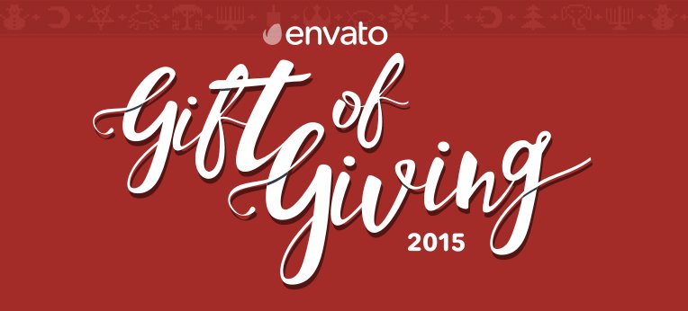 Envato Gift of Giving 2015