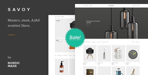 Savoy - Minimalist AJAX WooCommerce Theme