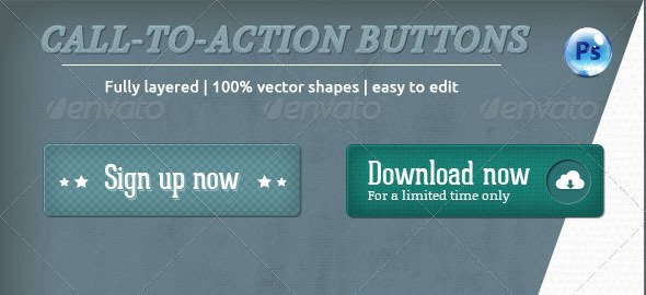 Call-To-Action Buttons Vol.II