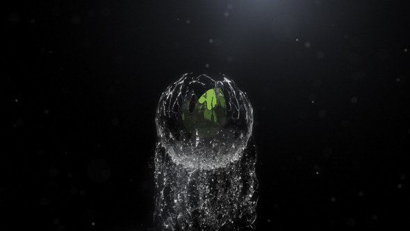 Spherical Liquid Logo Reveal