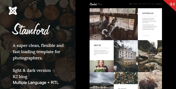 Stamford – Joomla Photography Portfolio & Blog