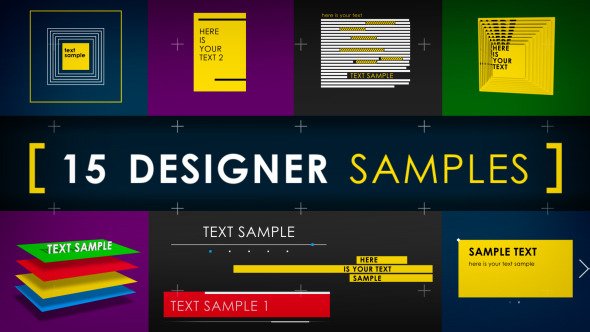 15 Designer Samples