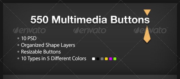 550 Multimedia Buttons
