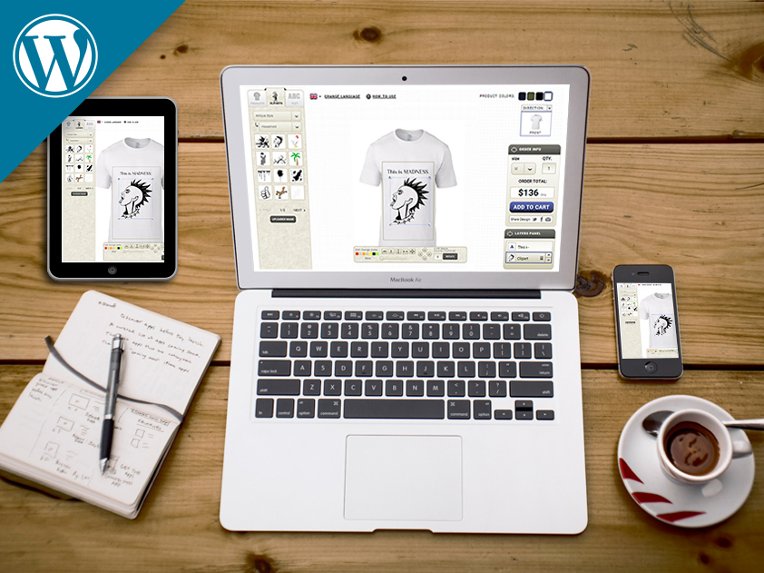 InkyRobo T-shirt Design Software WordPress Plugin