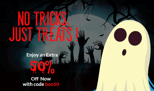 Enter If You Dare: 50% Off Everything for Halloween