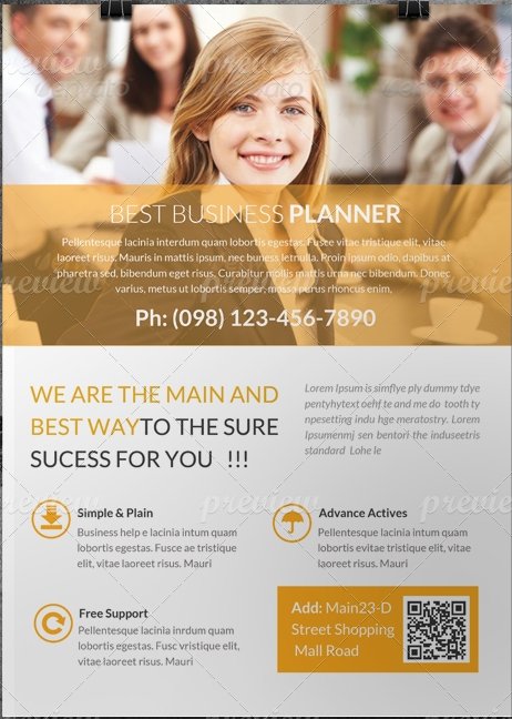  Corporate Business Solution Flyer Template 