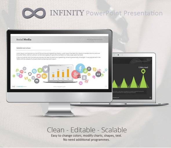 Infinity Colors PowerPoint Presentation Template