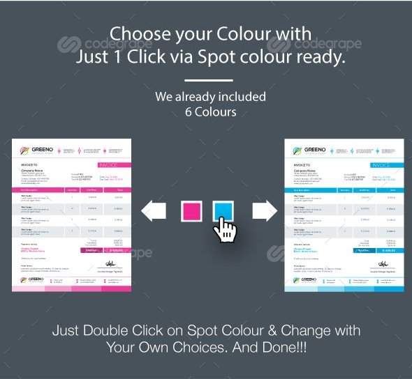 4 Style Design Corporate Invoice Pack