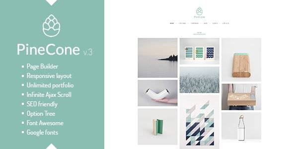 PineCone - Creative Portfolio and Blog for Agency