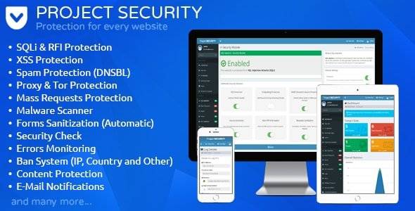 Project SECURITY – Website Security, Antivirus and Firewall