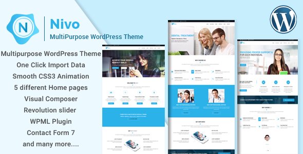 Nivo - Responsive Creative MultiPurpose WordPress Theme