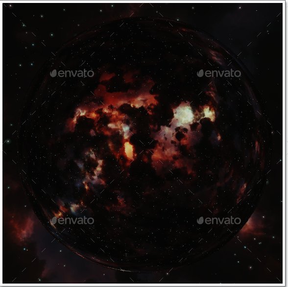 Nebula Space Environment HDRI Map 005