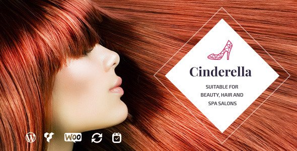 Cinderella - Beauty, Hair and Spa Salon WordPress Theme