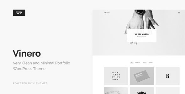 Vinero - Very Clean and Minimal Portfolio