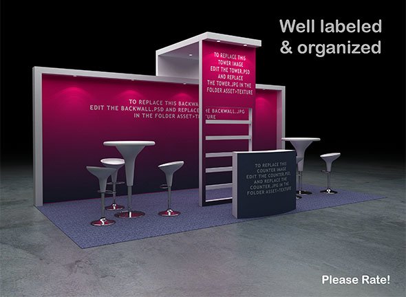 Exhibition Booth - Perimeter 3x6