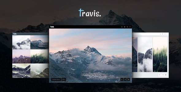 Travis Photo HTML for Photo Site