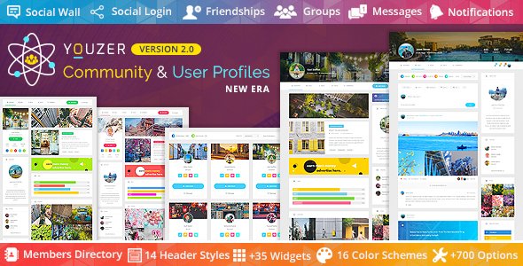 Youzer - Buddypress Community & bbPress Forums