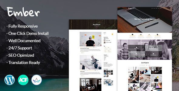 Ember - Digital Marketing Agency WordPress Theme