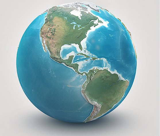 Planet Earth - Realistic 3D World Globe
