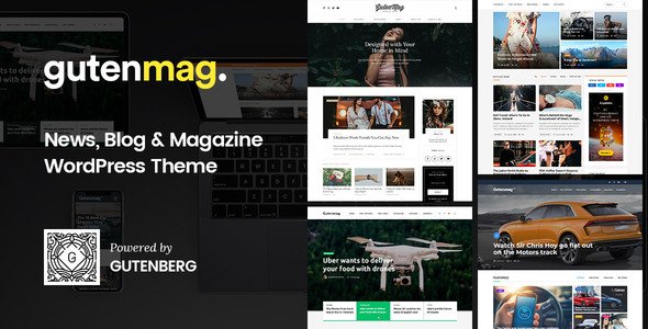 GutenMag - Gutenberg WordPress Theme for Magazine and Blog