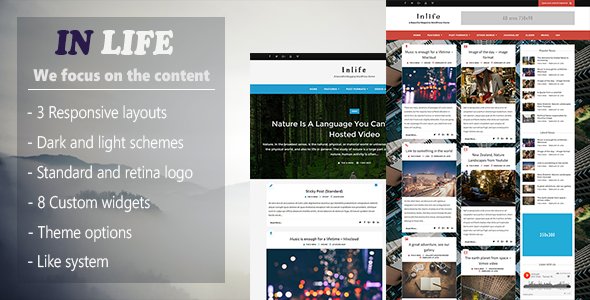 InLife - Simple & Flexible Blog / Magazine