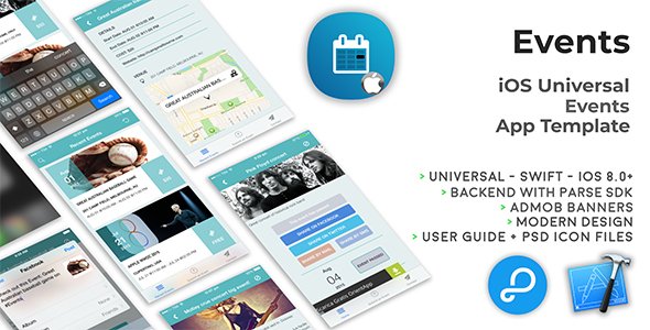 Events | iOS Universal Events App Template (Swift)