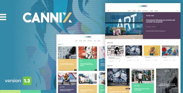 Cannix - A Vibrant WordPress Theme for Creative Bloggers