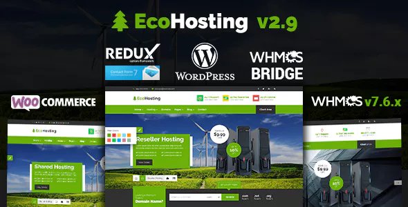 EcoHosting | Responsive Hosting and WHMCS WordPress Theme