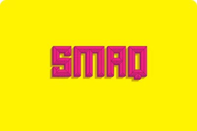 Smaq Decorative Typeface ideal for posters