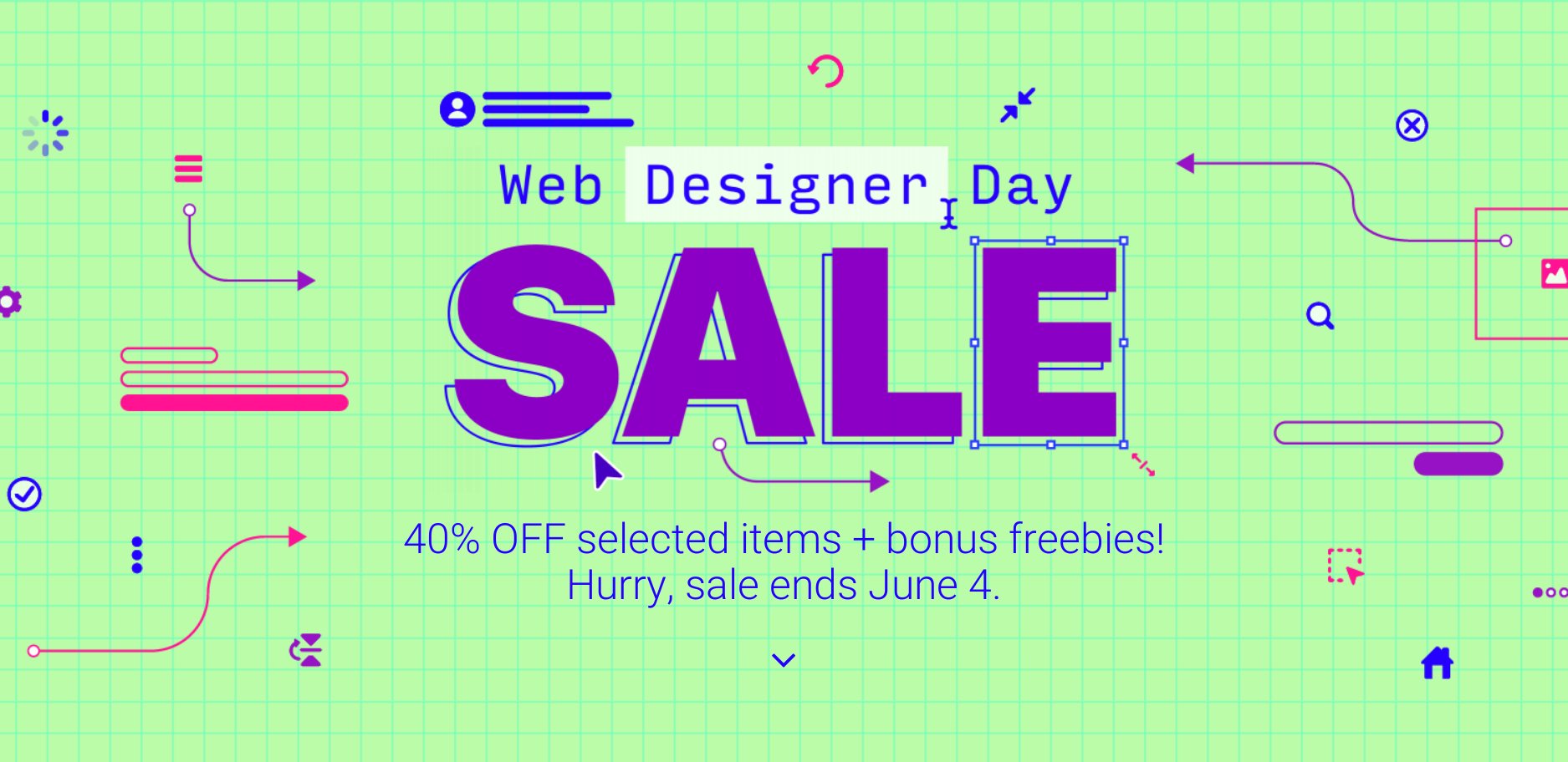 Envato Web Designer Day SALE 40% Plus 10 Freebies