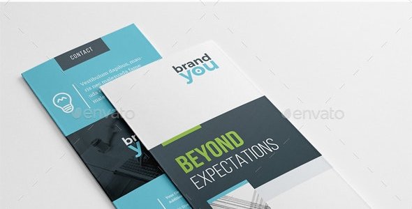 Modern Company Trifold Brochure