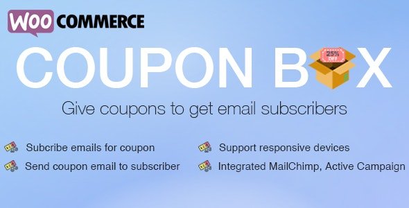 WooCommerce Coupon Box