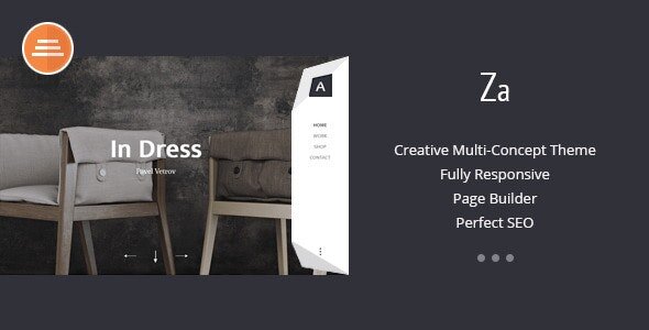 Za - Creative Fashion Portfolio WordPress Theme