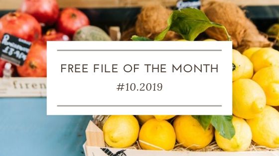 FREE file of the month #10.2019