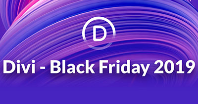 Divi WP Theme 25% on Black Friday 2019