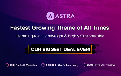 Astra - Fastest WordPress Theme