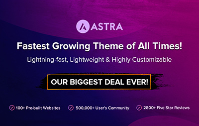 Astra - Fastest WordPress Theme