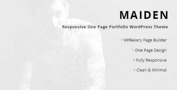 Maiden - Responsive One Page Portfolio WordPress Theme