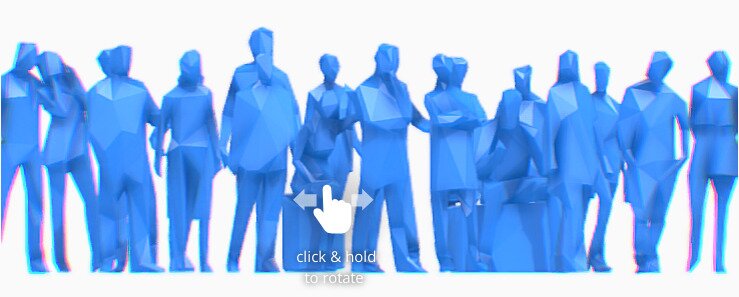 20 Lowpoly People