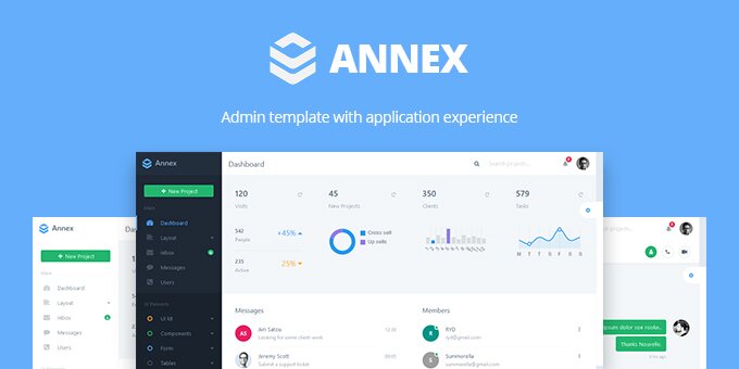 Annex Bootstrap Admin Dashboard Template