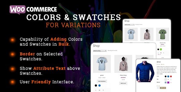 WooCommerce Colors and Swatches for Variations