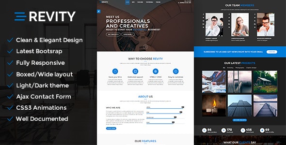 Revity - OnePage Parallax