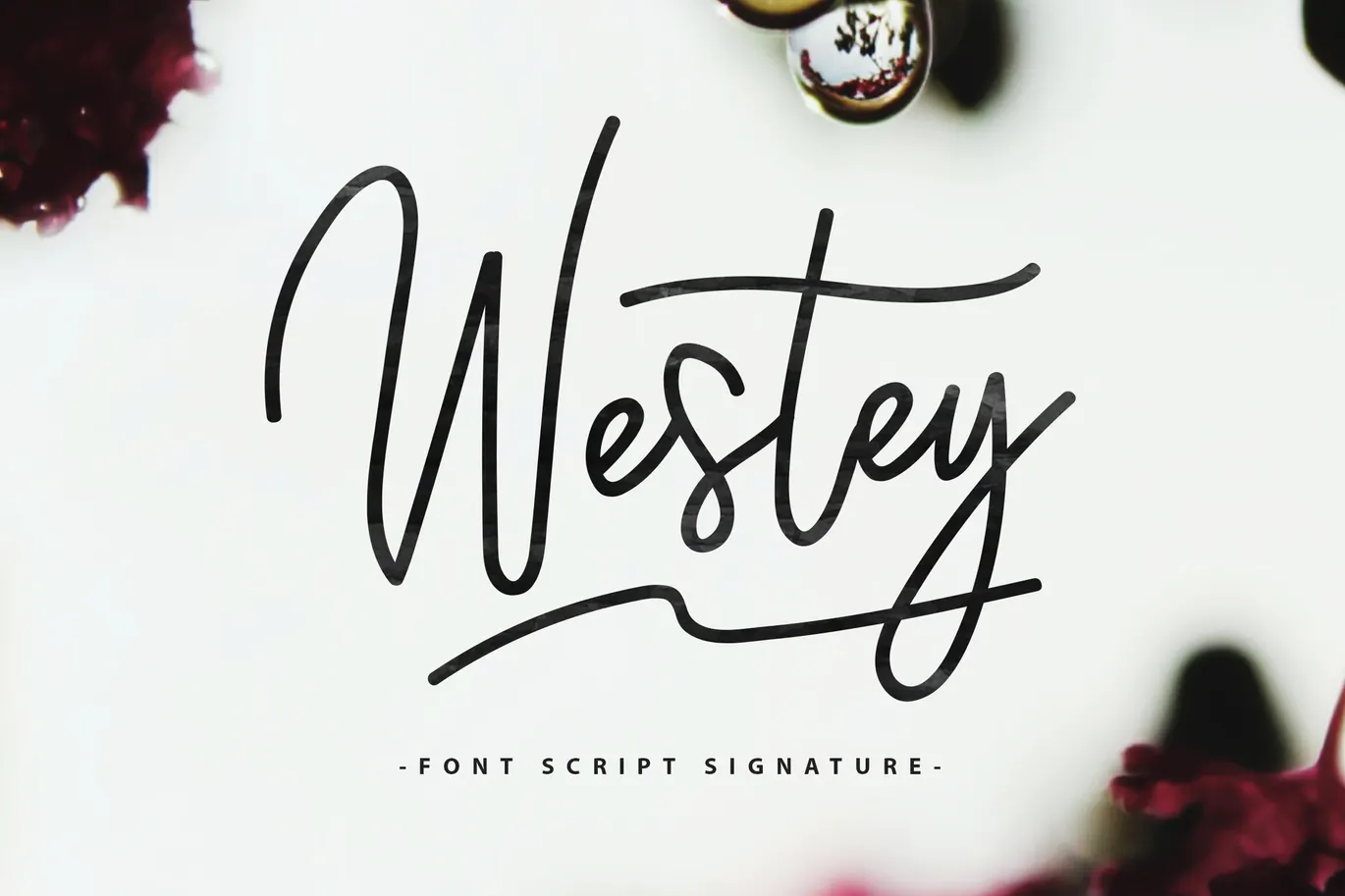 Westey script font