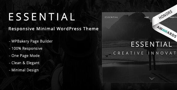 Essential - Responsive Minimal WordPress Theme