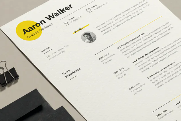 Minimalistic Resume