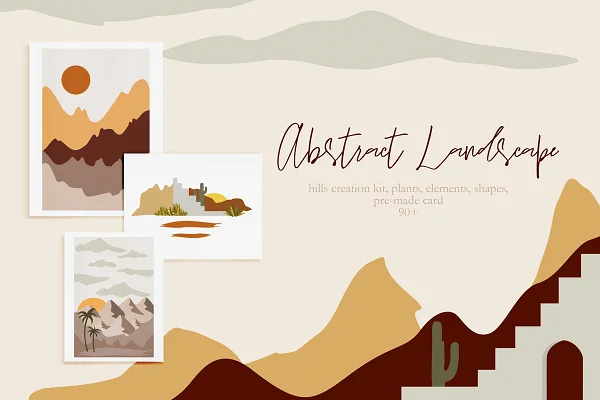 Abstract Landscape Creation Kit