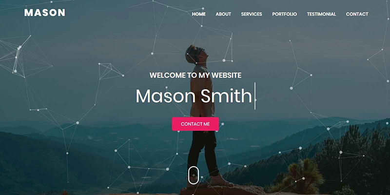 Mason Portfolio HTML Theme