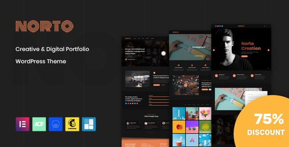 Norto - Creative Portfolio WordPress Theme