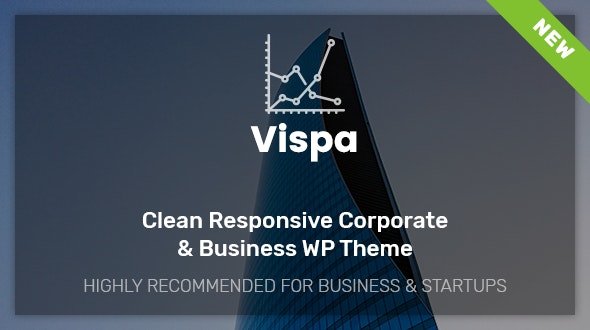 Vispa for Startups - Responsive Business WordPress Theme