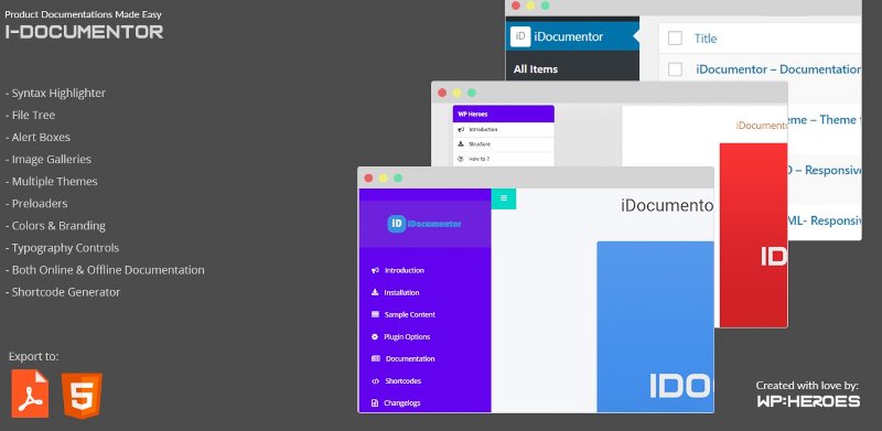 iDocumentor WordPress Plugin